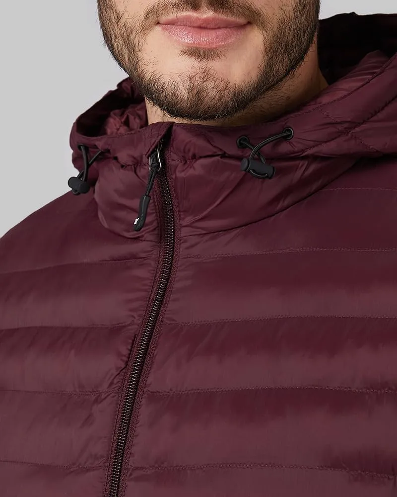 32 Degrees Heat Men's Lightweight Poly-Fill Packable Jacket | Zippered Pockets | Layering | Water Repellent