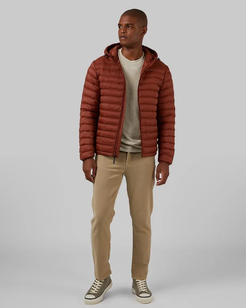 32 Degrees Heat Men's Lightweight Poly-Fill Packable Jacket | Zippered Pockets | Layering | Water Repellent