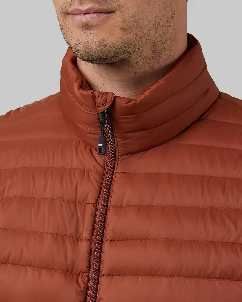 32 Degrees Heat Men's Ultra-Light Down Packable Jacket | Layering | Zippered Pockets | Water Repellent