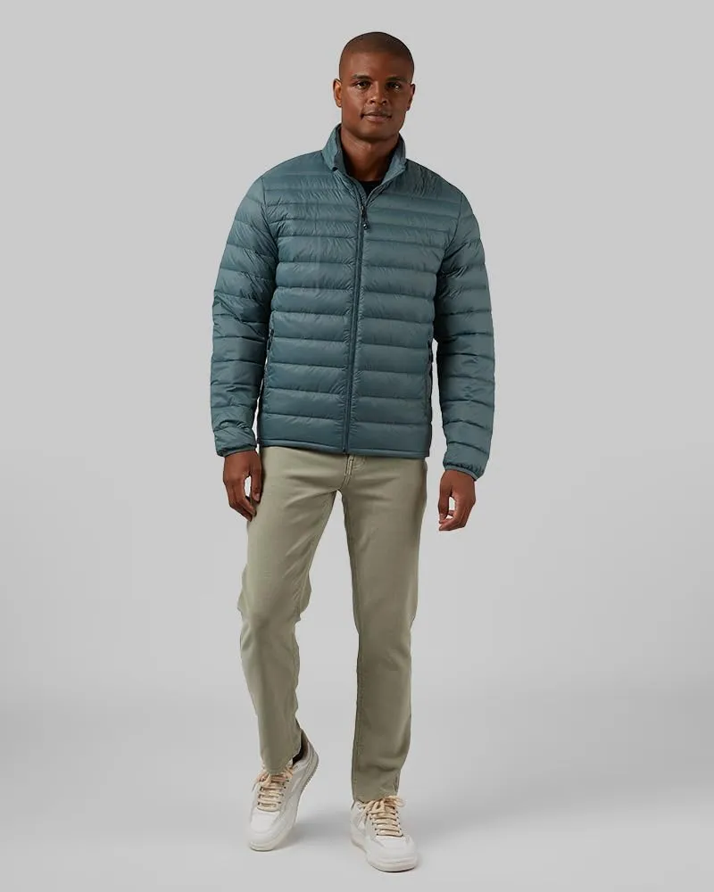 32 Degrees Heat Men's Ultra-Light Down Packable Jacket | Layering | Zippered Pockets | Water Repellent