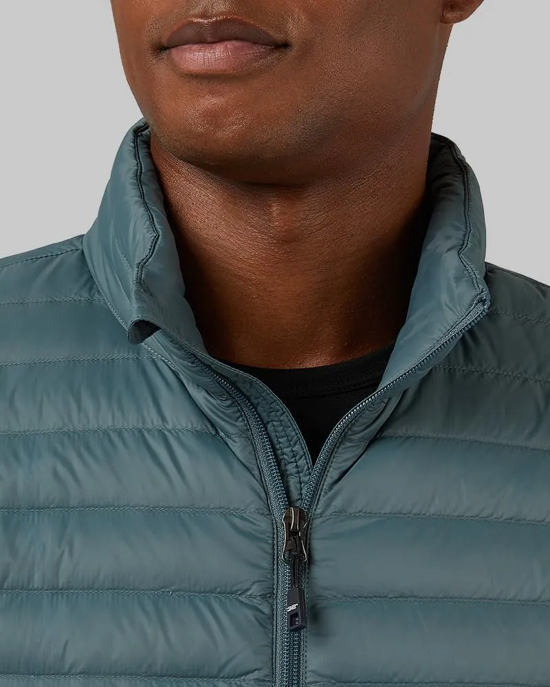 32 Degrees Heat Men's Ultra-Light Down Packable Jacket | Layering | Zippered Pockets | Water Repellent