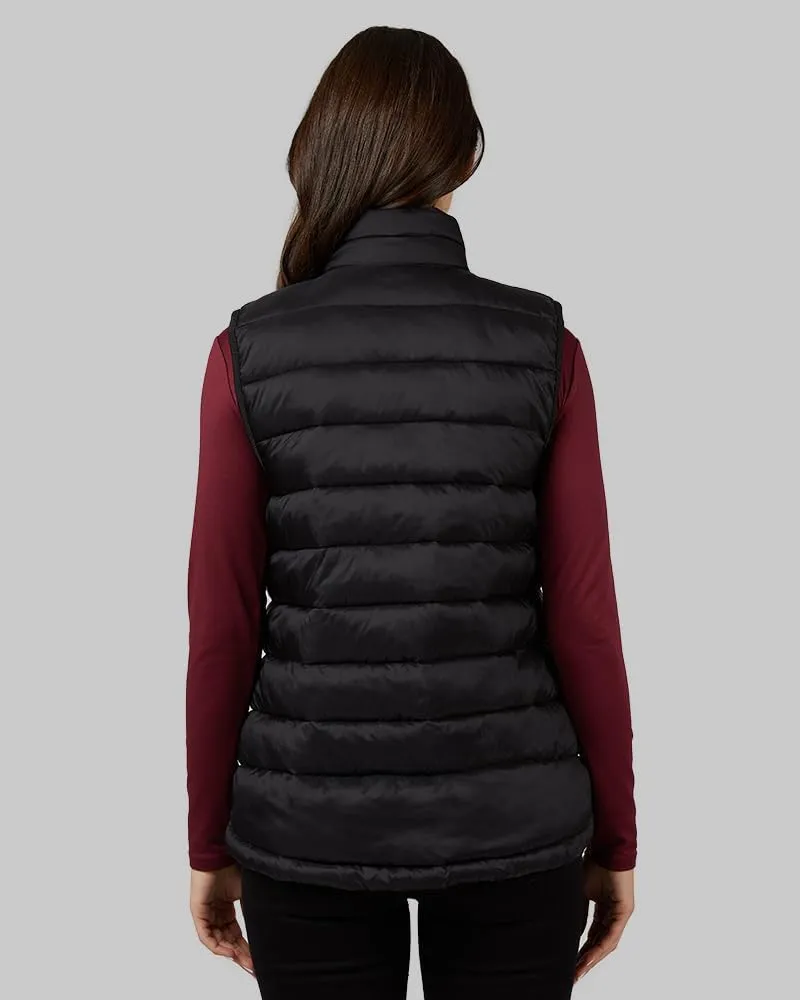 32 Degrees Heat Women's Lightweight Poly-Fill Packable Vest | Zippered Pockets | Layering | Water Repellent