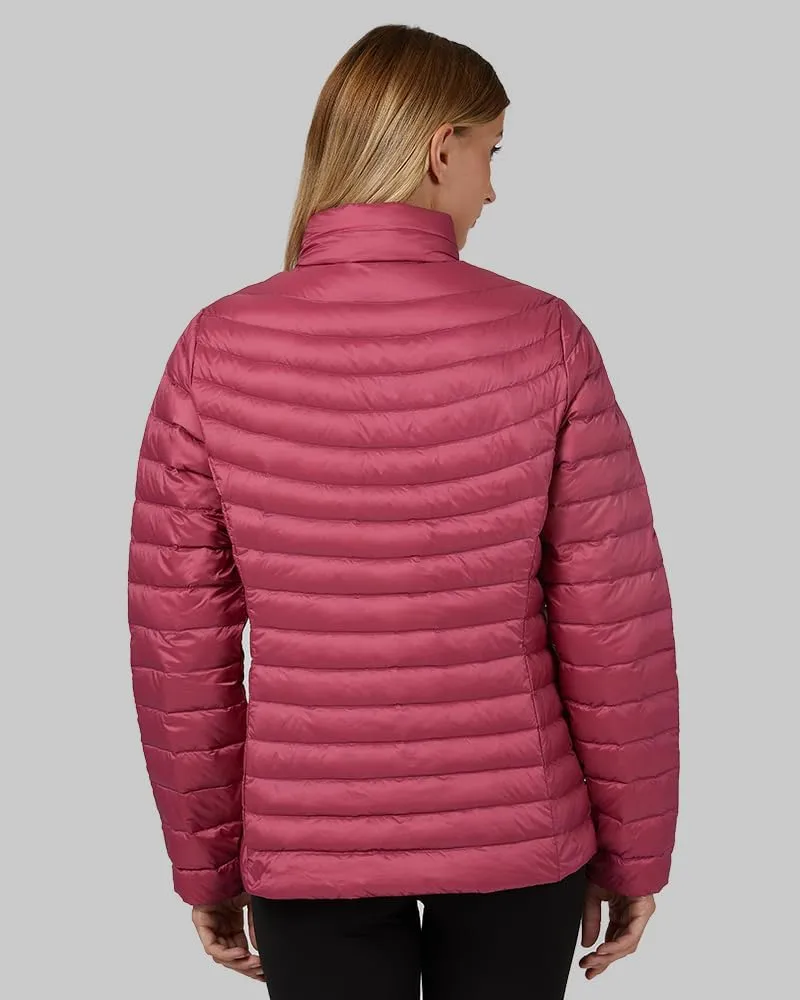 32 Degrees Heat Women's Ultra-Light Down Packable Jacket | Layering |Semi-Fitted | Zippered Pockets | Water Repellent