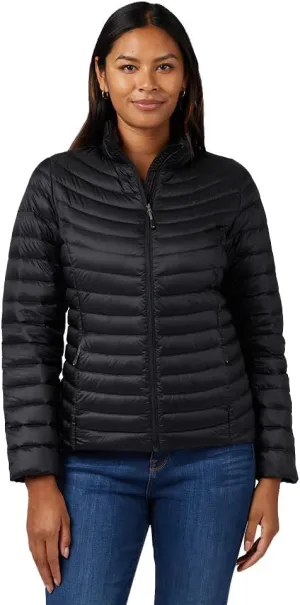 32 Degrees Heat Women's Ultra-Light Down Packable Jacket | Layering |Semi-Fitted | Zippered Pockets | Water Repellent
