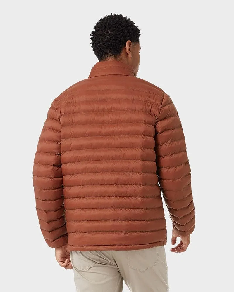 32 Degrees Men's Lightweight Recycled Poly-Fill Packable Jacket | Layering | Zippered Pockets | Water Repellent