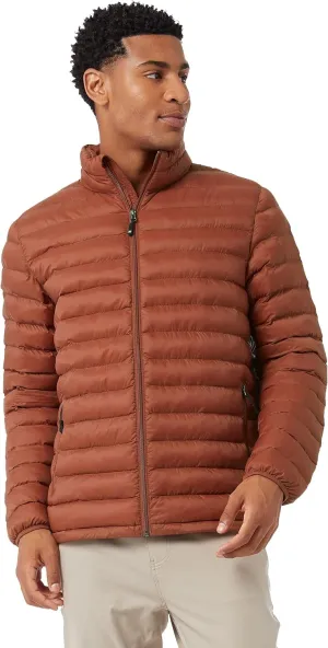 32 Degrees Men's Lightweight Recycled Poly-Fill Packable Jacket | Layering | Zippered Pockets | Water Repellent