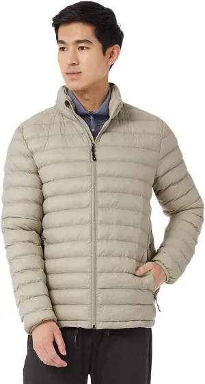 32 Degrees Men's Lightweight Recycled Poly-Fill Packable Jacket | Layering | Zippered Pockets | Water Repellent