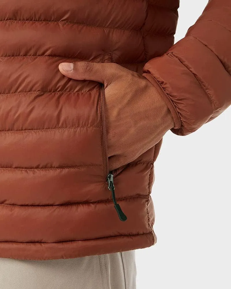 32 Degrees Men's Lightweight Recycled Poly-Fill Packable Jacket | Layering | Zippered Pockets | Water Repellent