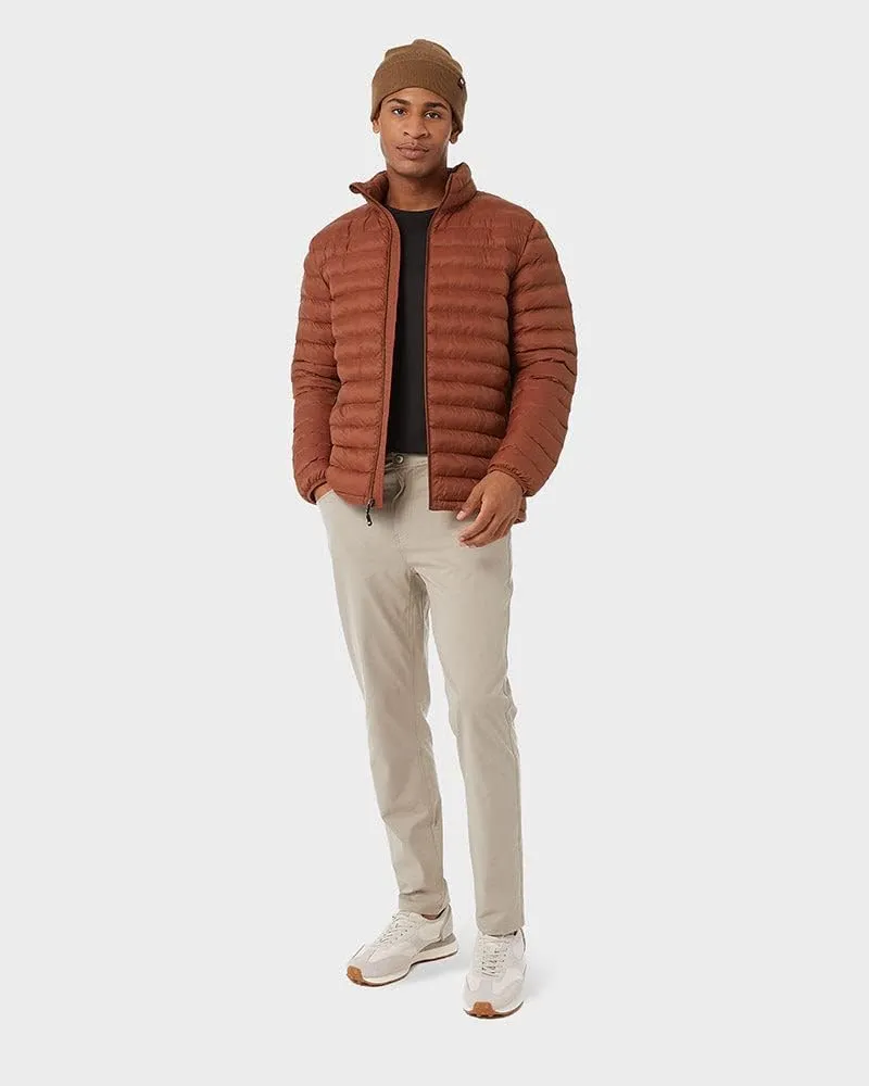 32 Degrees Men's Lightweight Recycled Poly-Fill Packable Jacket | Layering | Zippered Pockets | Water Repellent