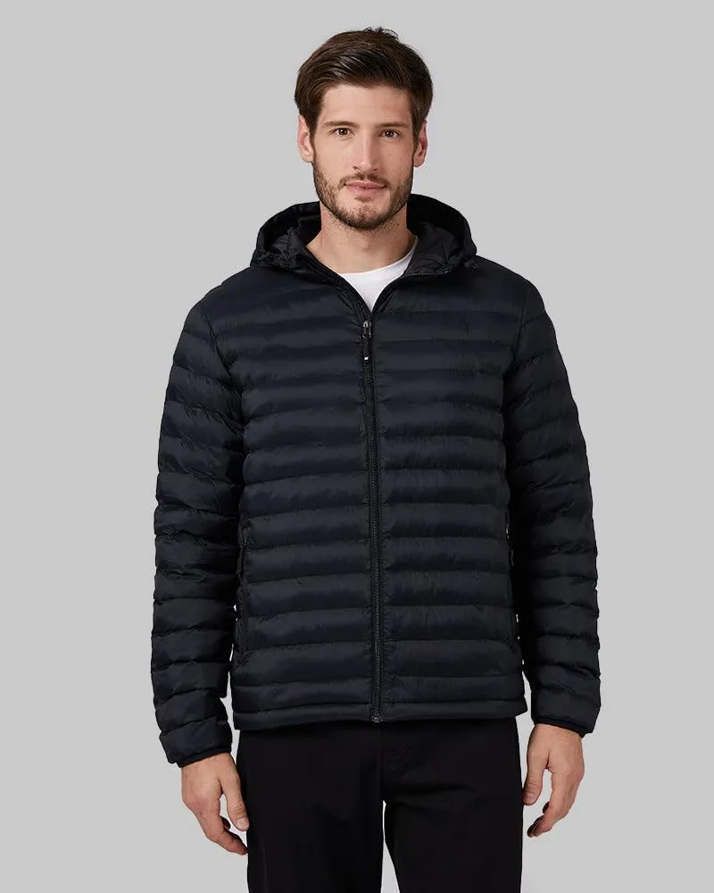 32 Degrees Men's Lightweight Recycled Poly-Fill Packable Jacket | Zippered Pockets | Layering | Water Repellent