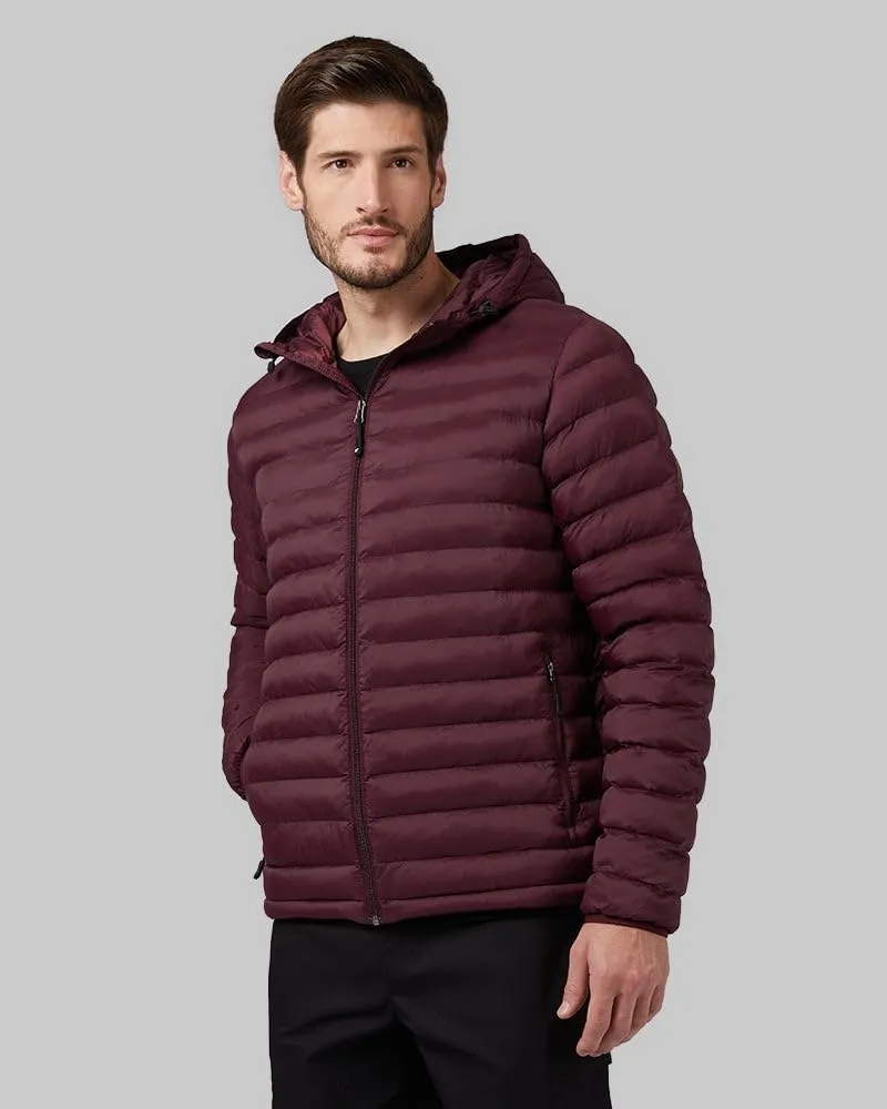 32 Degrees Men's Lightweight Recycled Poly-Fill Packable Jacket | Zippered Pockets | Layering | Water Repellent