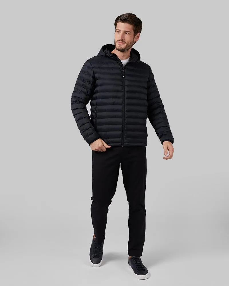 32 Degrees Men's Lightweight Recycled Poly-Fill Packable Jacket | Zippered Pockets | Layering | Water Repellent