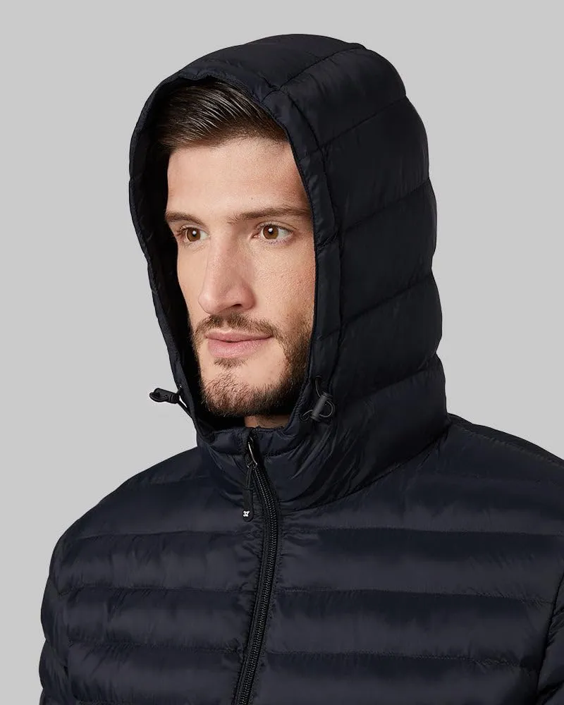 32 Degrees Men's Lightweight Recycled Poly-Fill Packable Jacket | Zippered Pockets | Layering | Water Repellent