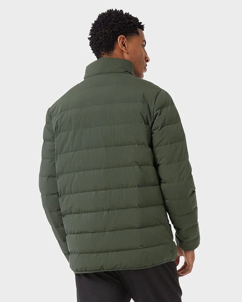 32 Degrees Men's Ultra-Light Down Packable Jacket | Layering | Zippered Pockets | Water Repellent