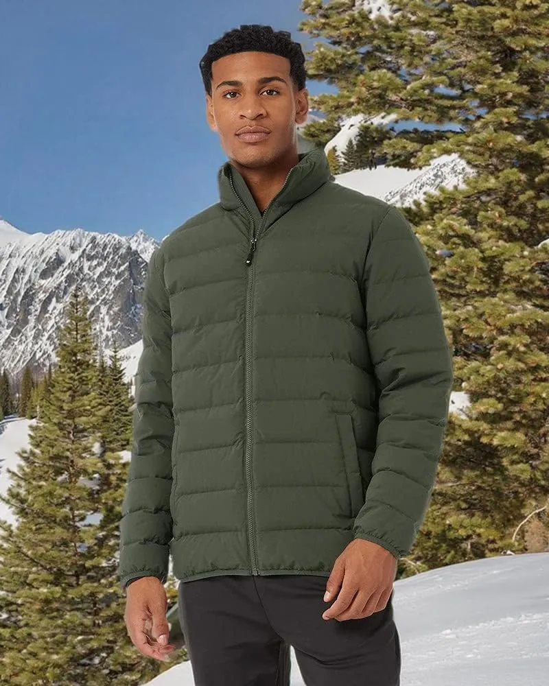 32 Degrees Men's Ultra-Light Down Packable Jacket | Layering | Zippered Pockets | Water Repellent