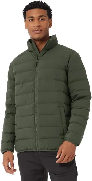 32 Degrees Men's Ultra-Light Down Packable Jacket | Layering | Zippered Pockets | Water Repellent