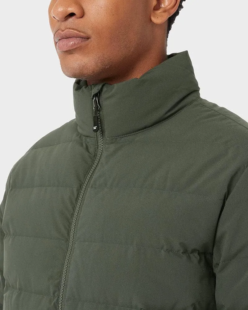 32 Degrees Men's Ultra-Light Down Packable Jacket | Layering | Zippered Pockets | Water Repellent