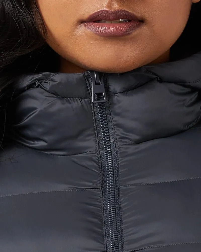 32 Degrees Women's Lightweight Recycled Poly-Fill Packable Hooded Jacket | Zippered Pockets | Water Repellent
