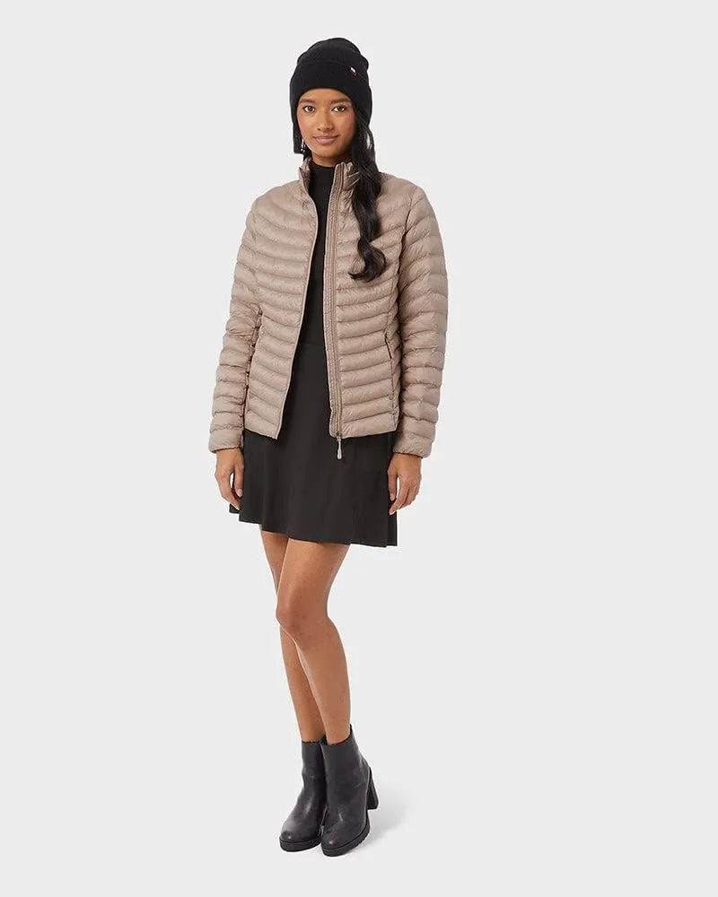 32 Degrees Women's Lightweight Recycled Poly-Fill Packable Jacket | Layering | Zippered Pockets | Water Repellent