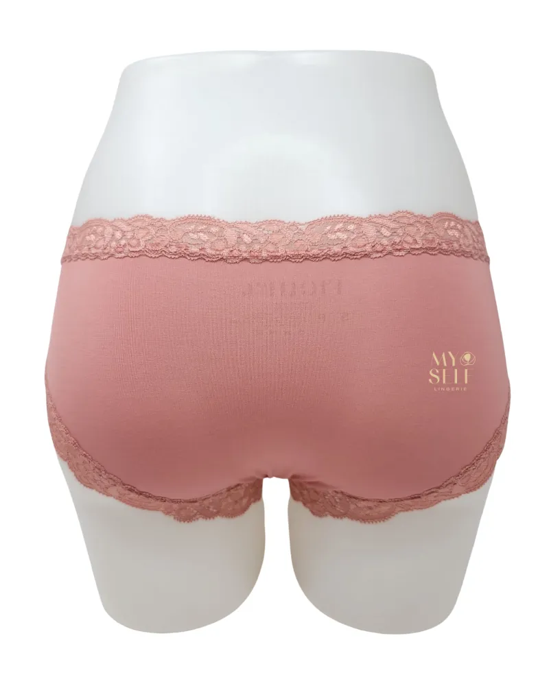 600 Rosette Iconic Modal Lace Trim Boyshort