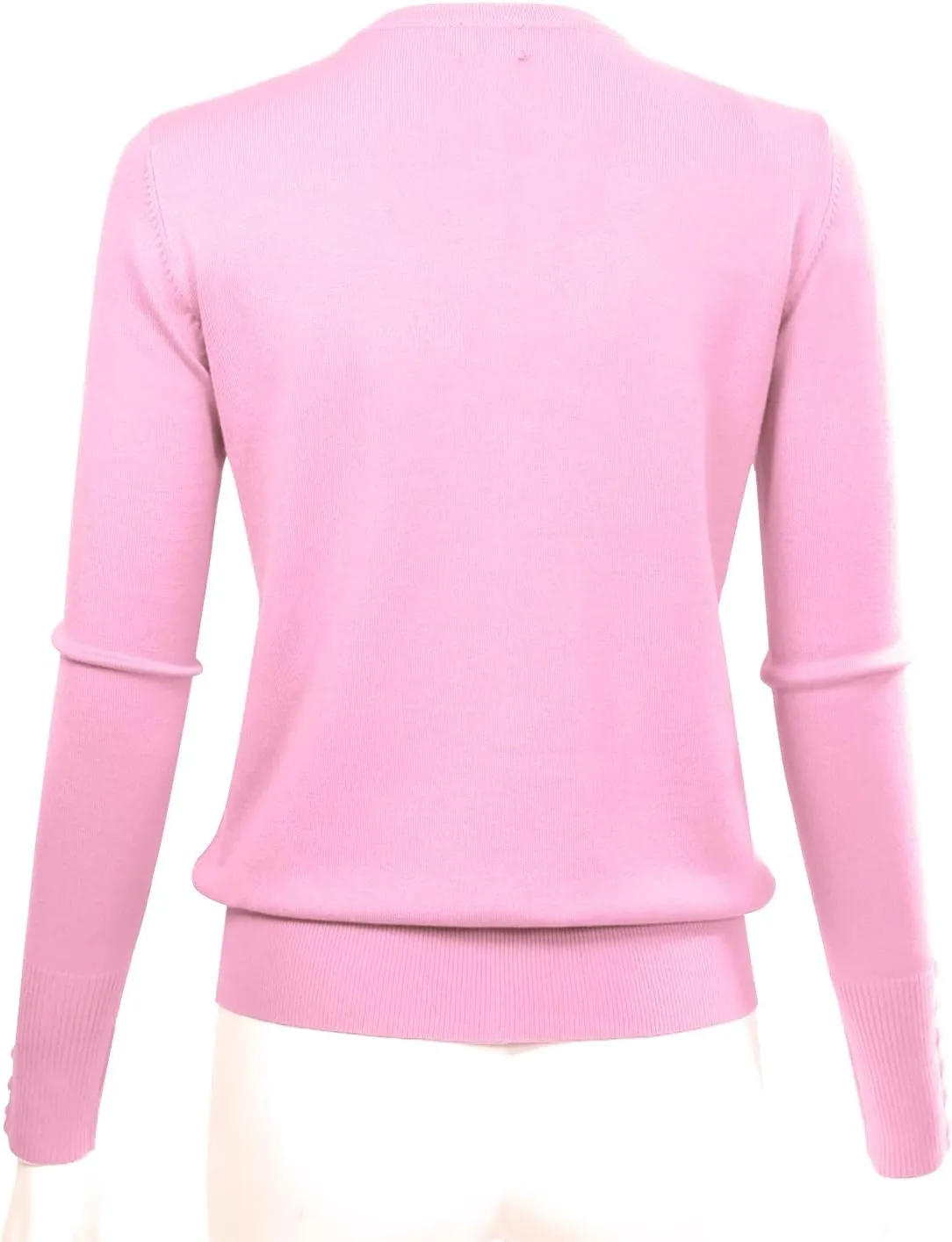 Allsense Women's Long-Sleeve Lightweight V-Neck Cardigan Sweater