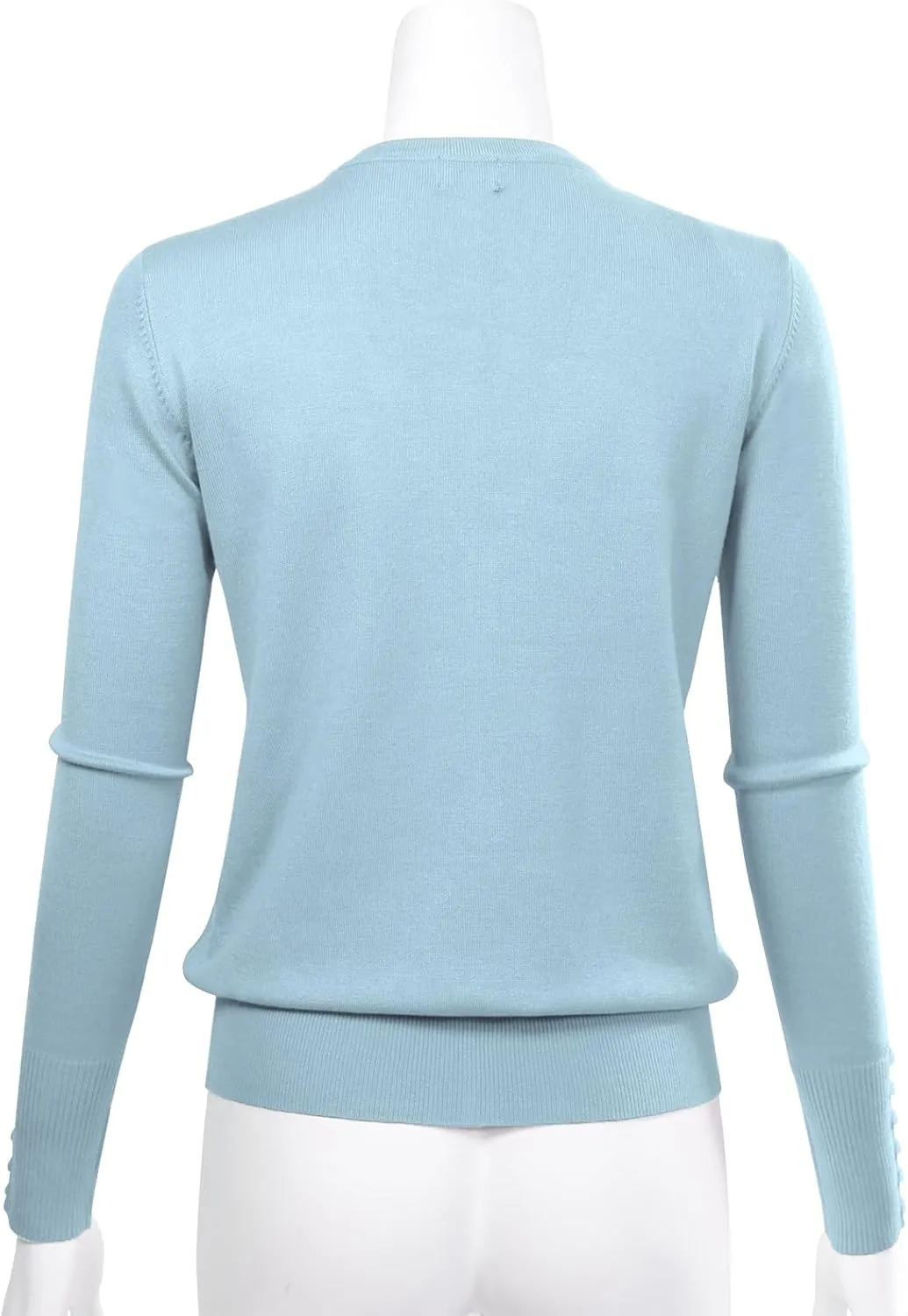 Allsense Women's Long-Sleeve Lightweight V-Neck Cardigan Sweater