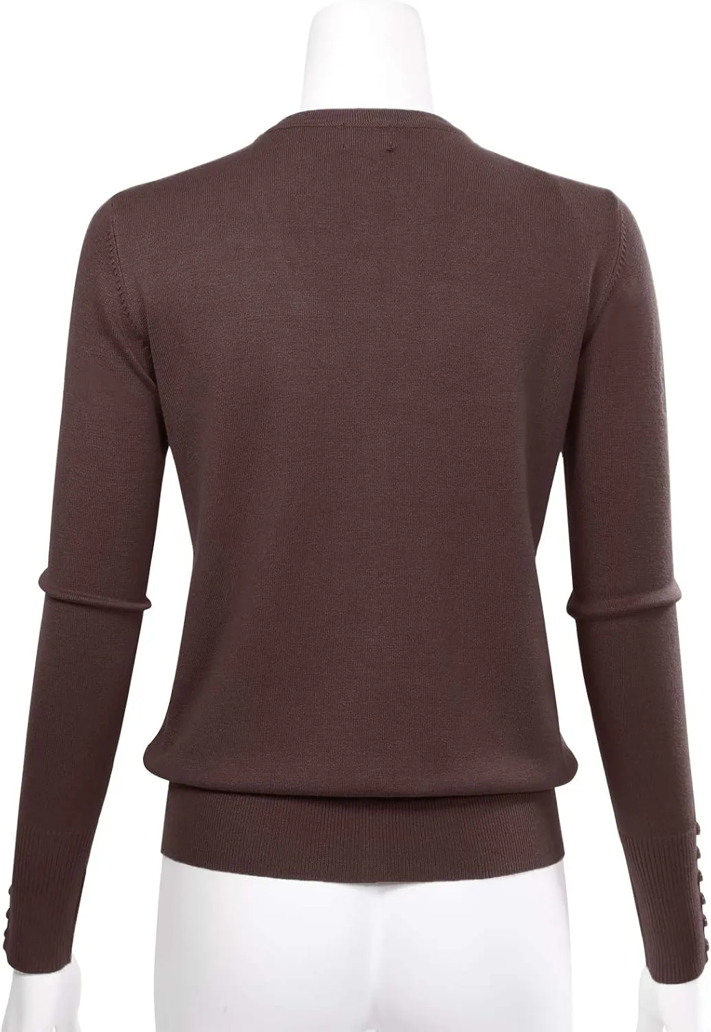 Allsense Women's Long-Sleeve Lightweight V-Neck Cardigan Sweater