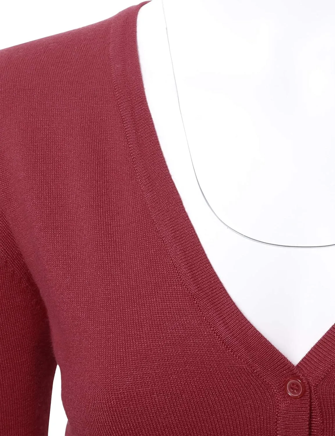 Allsense Women's Long-Sleeve Lightweight V-Neck Cardigan Sweater