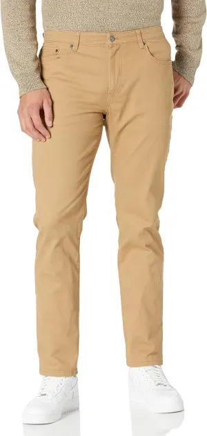 Amazon Essentials Men's Athletic-Fit Pants, 5-Pocket Stretch Twill Work, Big & Tall