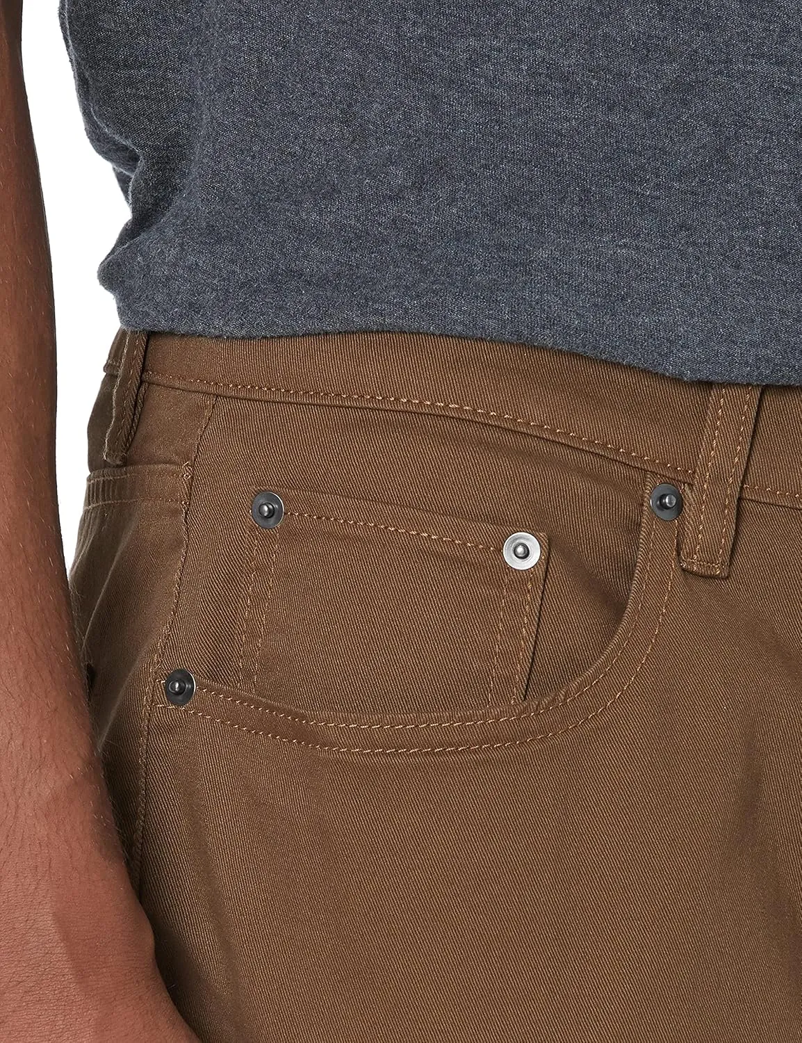 Amazon Essentials Men's Athletic-Fit Pants, 5-Pocket Stretch Twill Work, Big & Tall