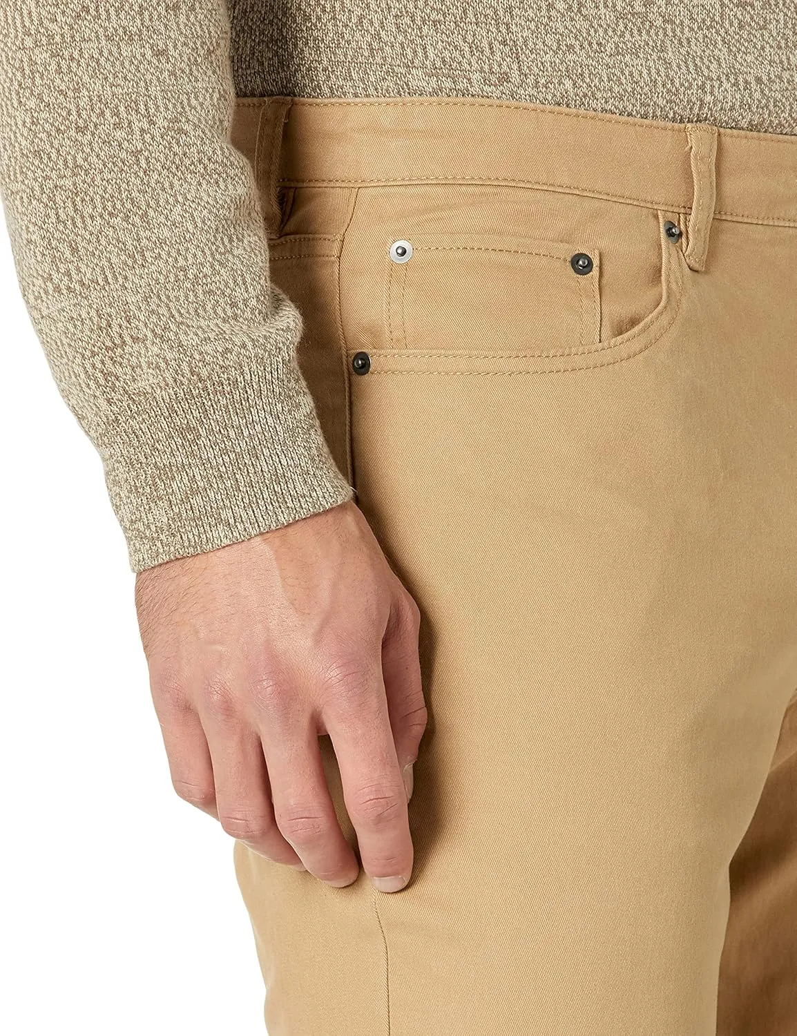 Amazon Essentials Men's Athletic-Fit Pants, 5-Pocket Stretch Twill Work, Big & Tall