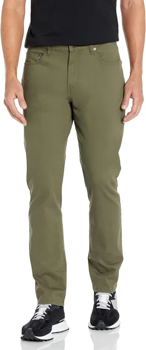 Amazon Essentials Men's Athletic-Fit Pants, 5-Pocket Stretch Twill Work, Big & Tall