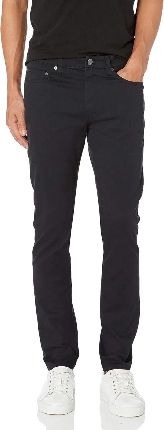 Amazon Essentials Slim Fit Khaki Pants for Men, 5-Pocket Stretch Twill