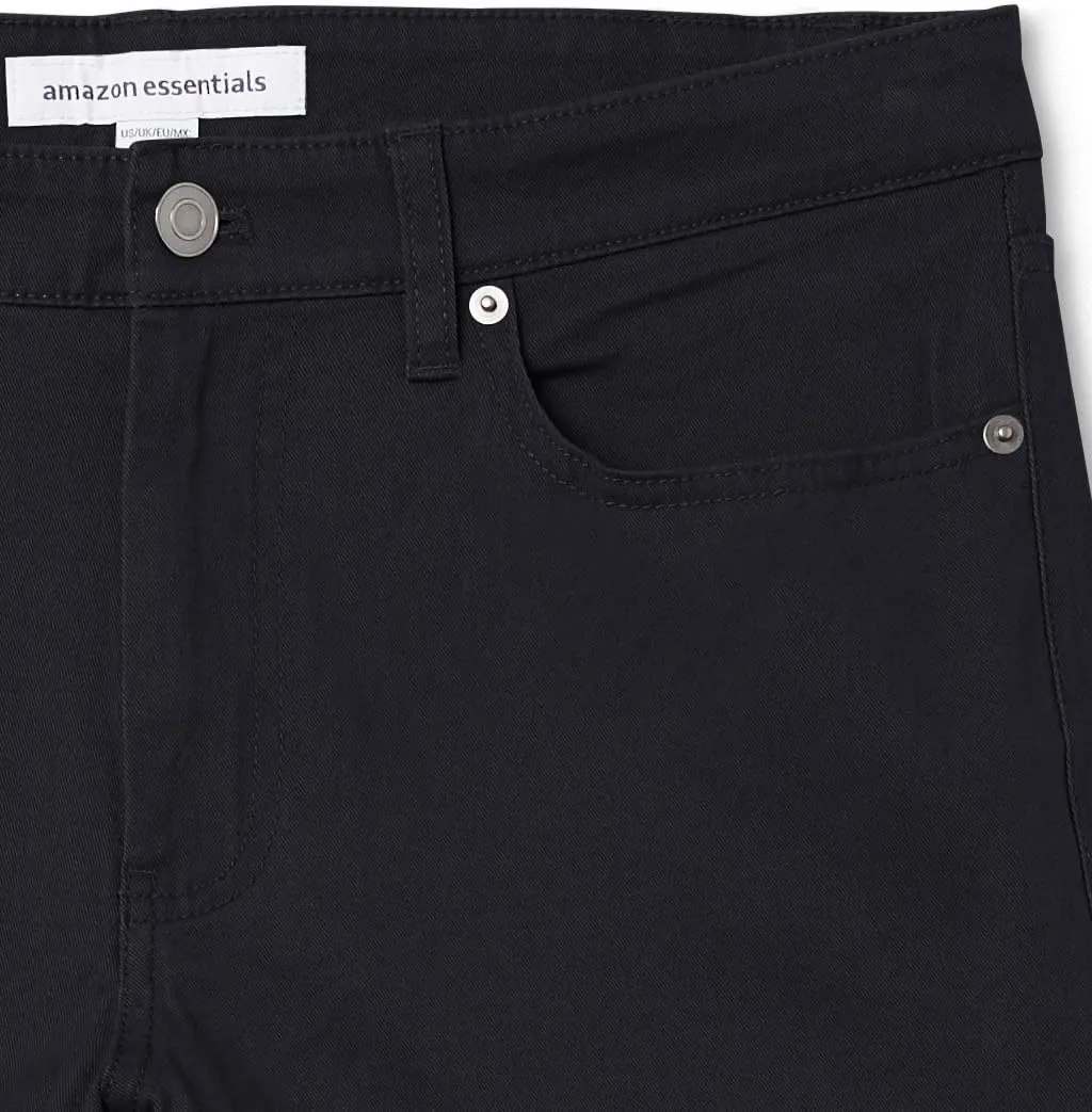Amazon Essentials Slim Fit Khaki Pants for Men, 5-Pocket Stretch Twill