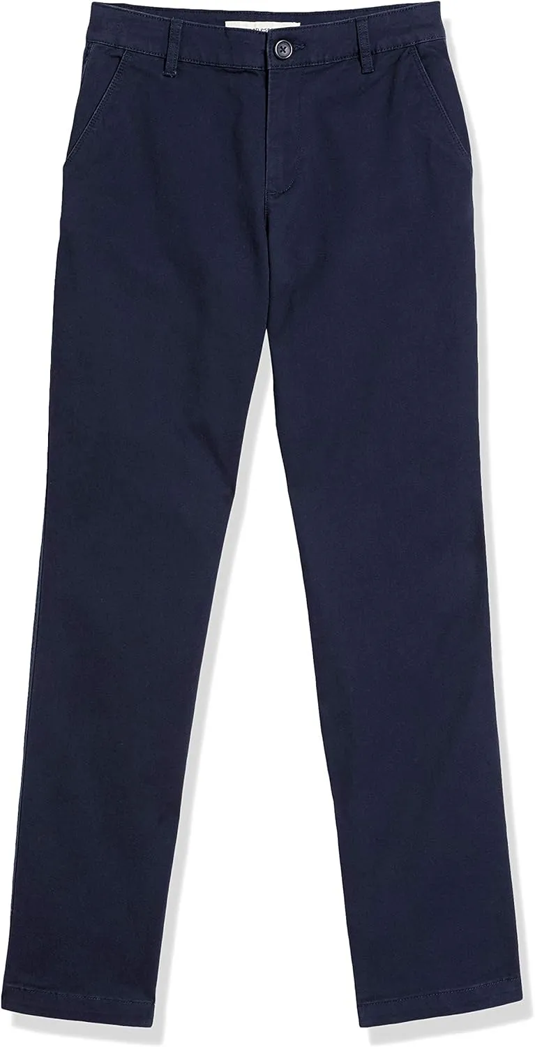Amazon Essentials Women's Curvy Straight-Fit Stretch Twill Chino Pant