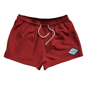 Arkansas US State Flag 2.5" Swim Shorts Made in USA