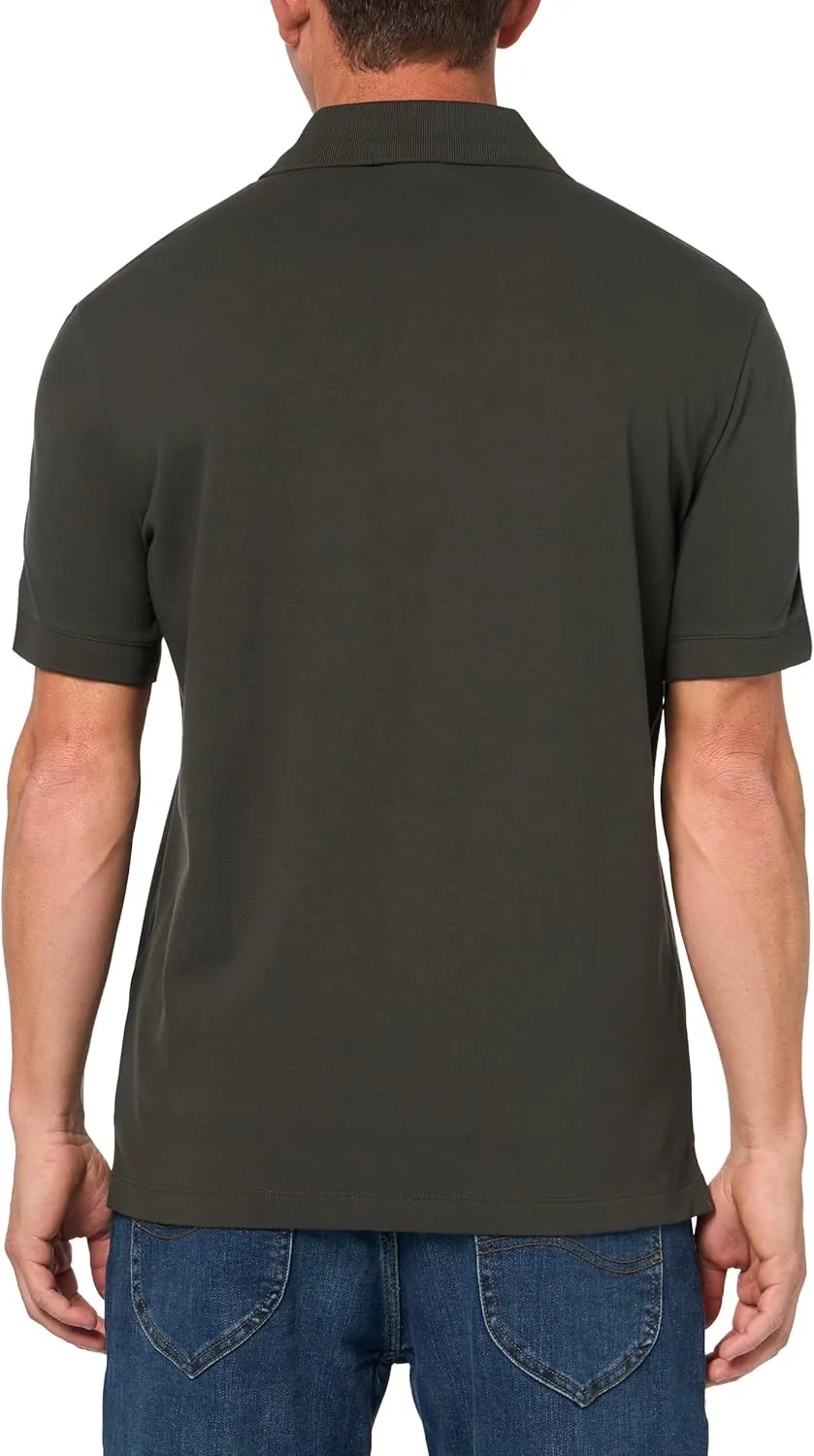 Armani Exchange Men's Regular Fit Stretch Cotton Signature Logo Polo