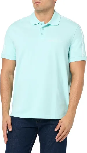 Armani Exchange Men's Regular Fit Stretch Cotton Signature Logo Polo