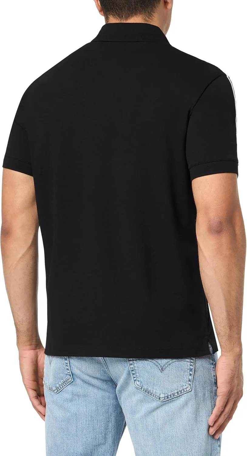 Armani Exchange Men's Regular Fit Stretch Cotton Signature Logo Polo