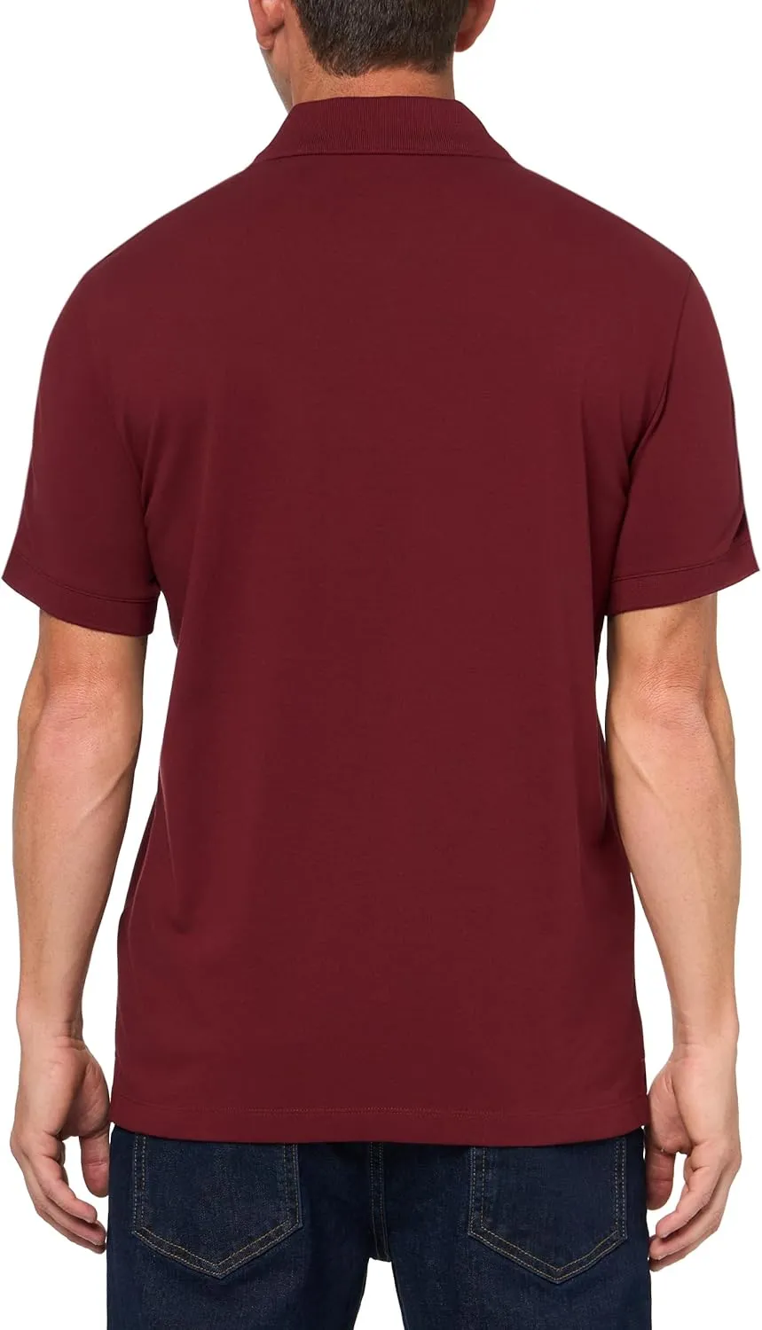 Armani Exchange Men's Regular Fit Stretch Cotton Signature Logo Polo