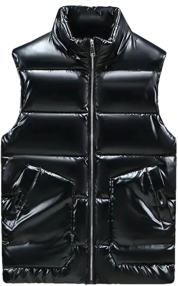 Autumn Winter Vests Men Hooded Thick Warm Cotton Padded Vintage Vest Sleeveless Jacket Plus Size Waistcoat