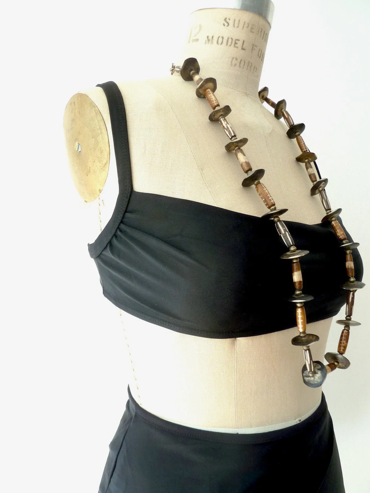 Bikini Bandeau Top and Brief Black