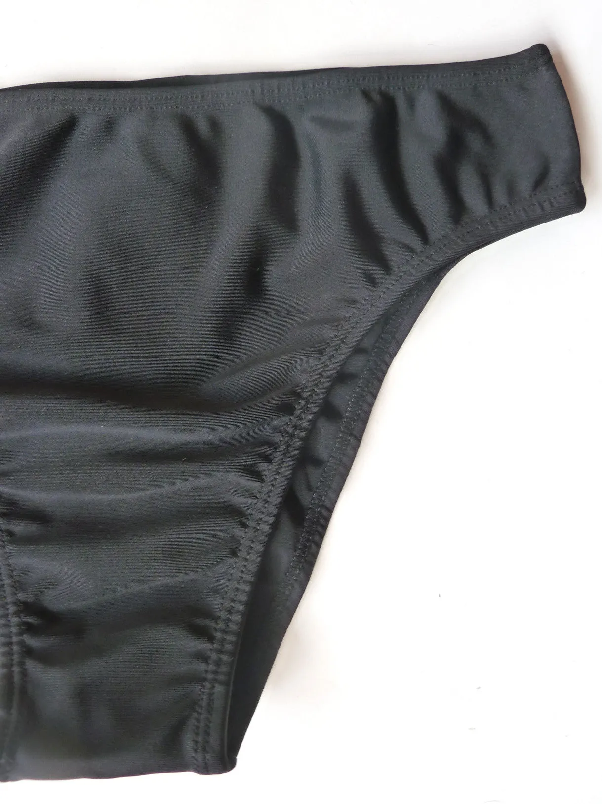 Bikini Bandeau Top and Brief Black