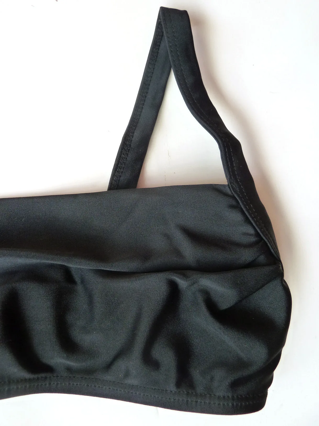 Bikini Bandeau Top and Brief Black