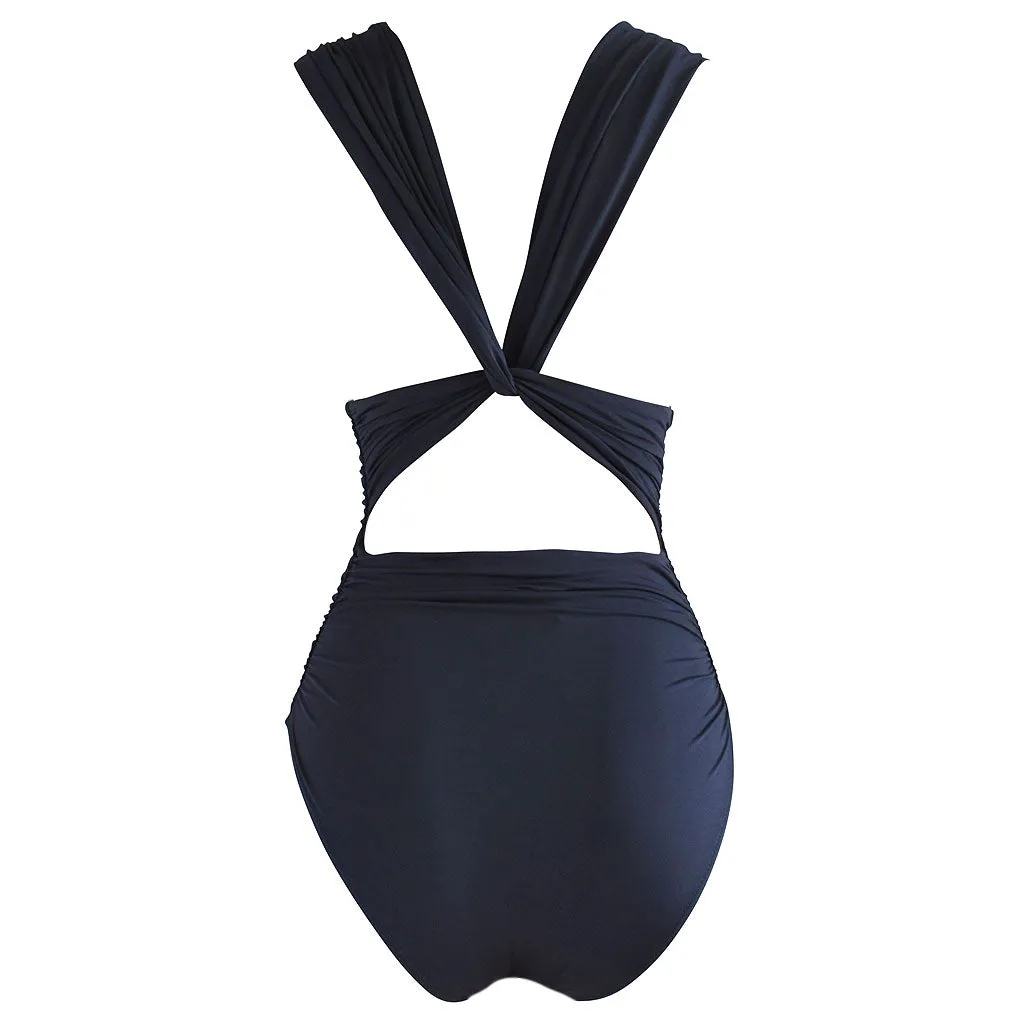 Brigitte Eli One Piece Ladies Swimsuit - Navy