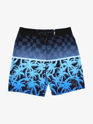 Cali Roots Board Shorts in Blue