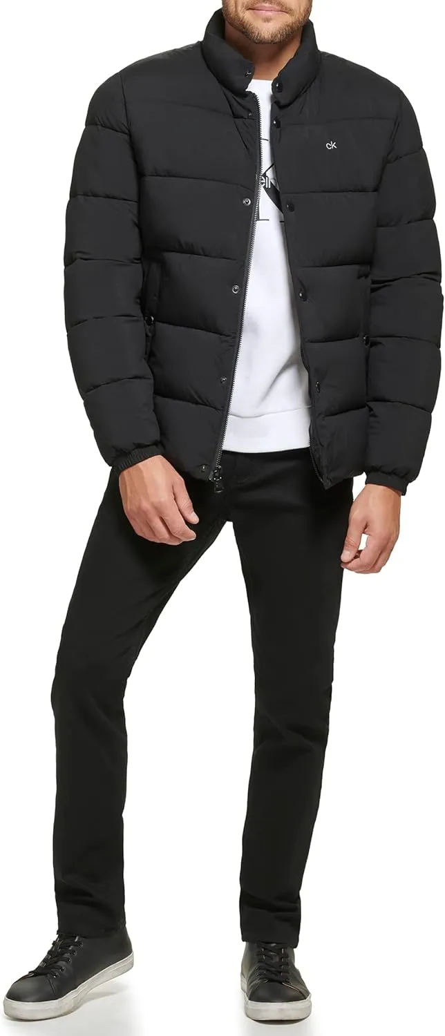 Calvin Klein Men's Snap Front Puffer Jacket