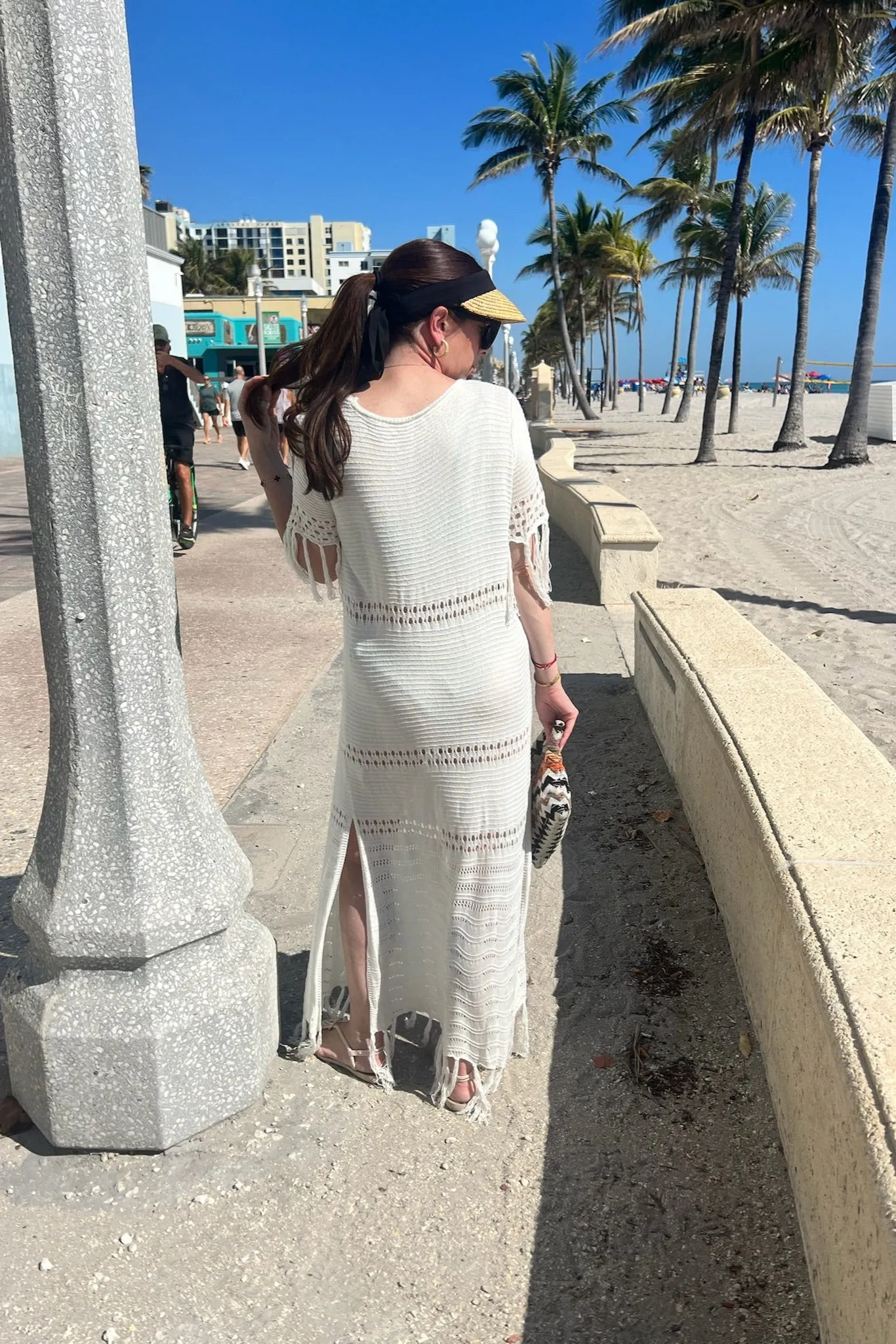 camila crochet coverup kimono