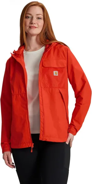 Carhartt Women's Storm Defender Loose Fit Lightweight Hooded Packable Jacket
