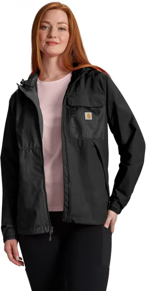 Carhartt Women's Storm Defender Loose Fit Lightweight Hooded Packable Jacket
